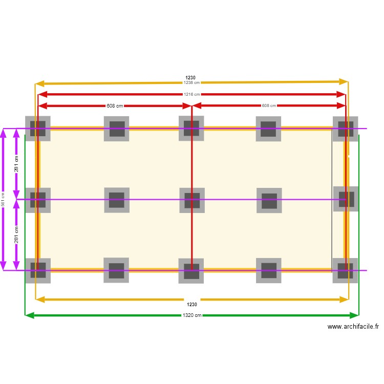 PLOT  +  DALLE BOIS  2. Plan de 1 pièce et 66 m2