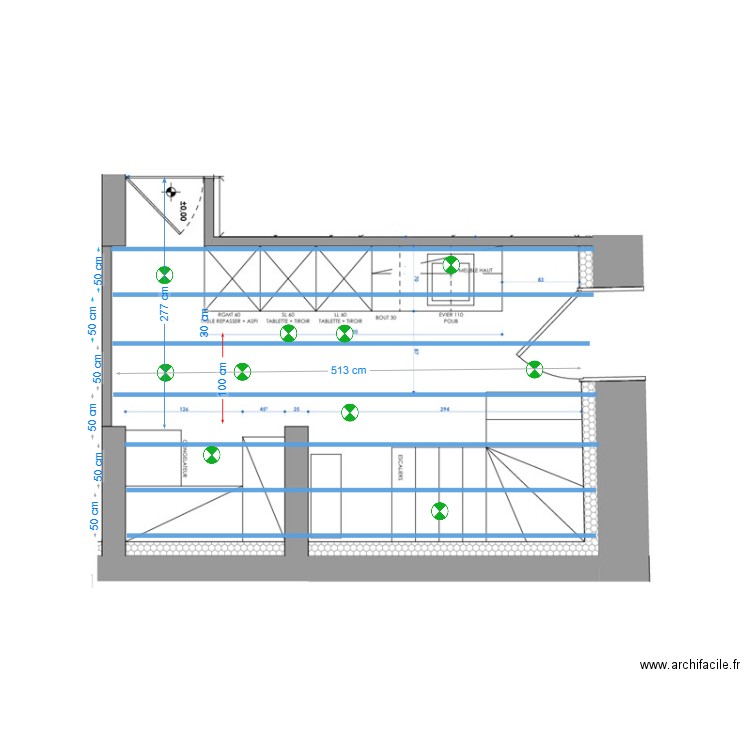 Implantation elec Buanderie 19/11/2024. Plan de 0 pièce et 0 m2