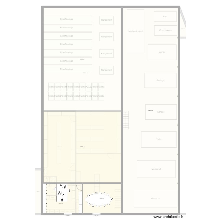 VougyForge3. Plan de 16 pièces et 1583 m2