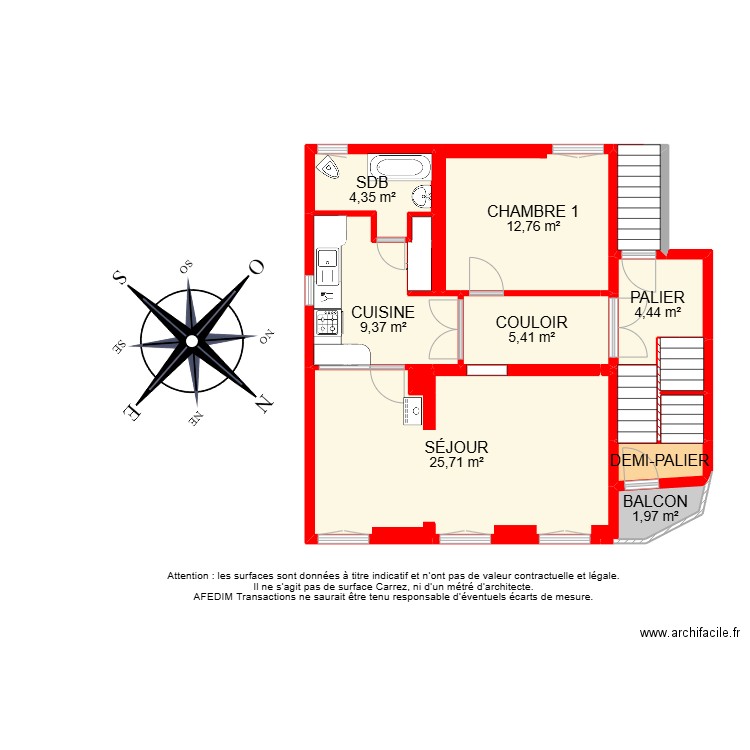 BI24962 -. Plan de 60 pièces et 299 m2