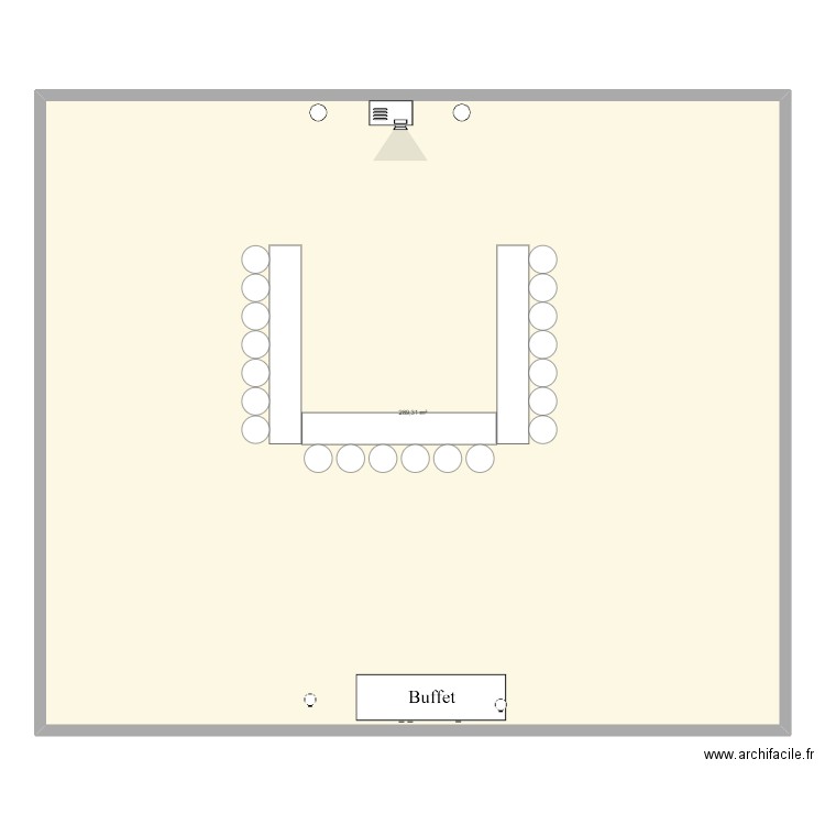 LG Pirate. Plan de 1 pièce et 289 m2