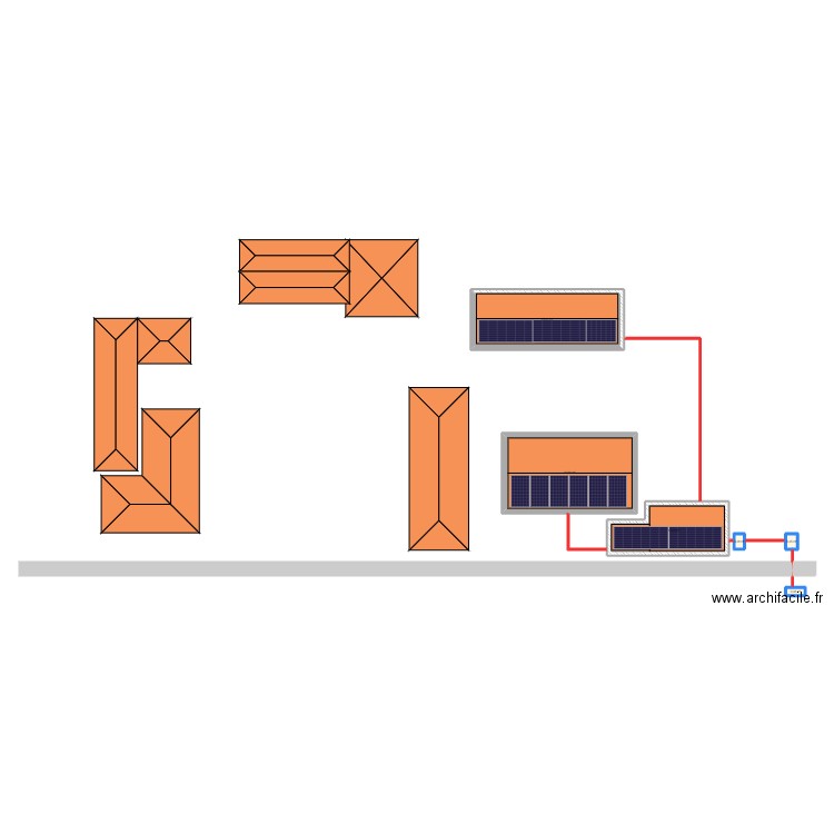 Maylis. Plan de 6 pièces et 58 m2