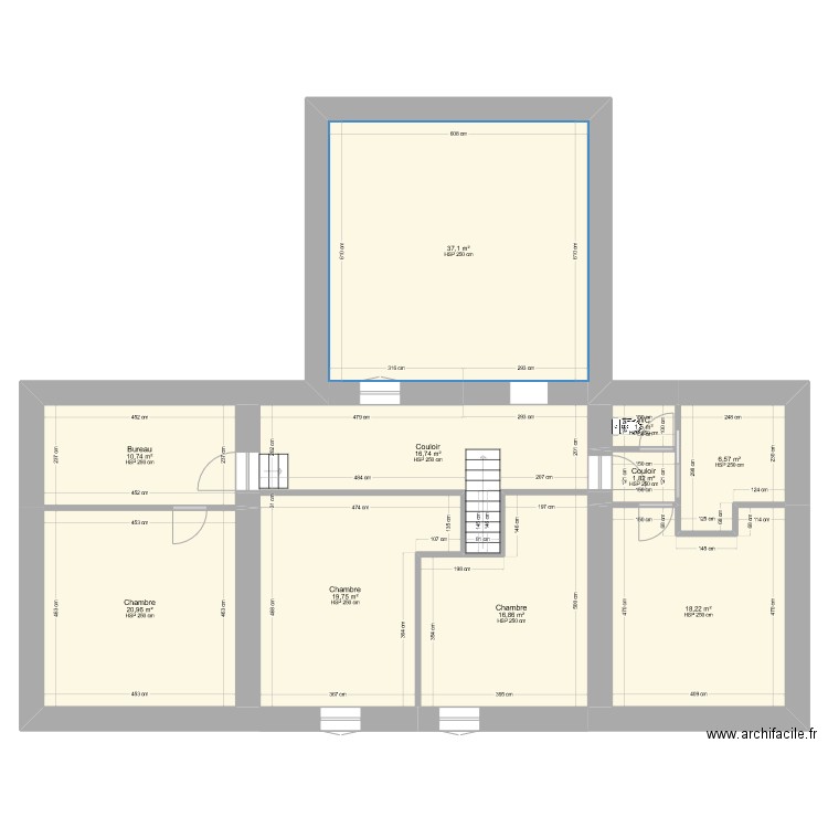 villecusson extansion v0 laure. Plan de 19 pièces et 422 m2