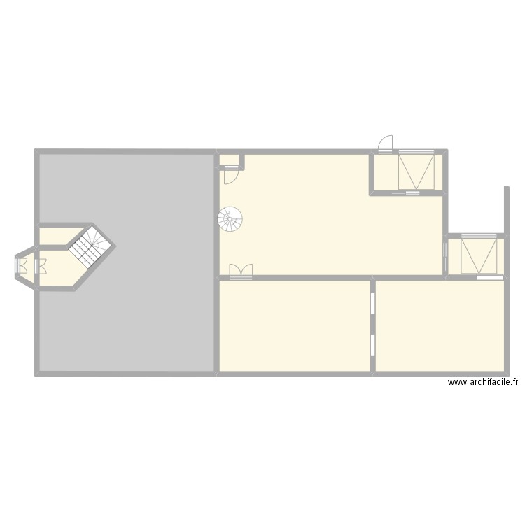 colca rdc. Plan de 9 pièces et 291 m2