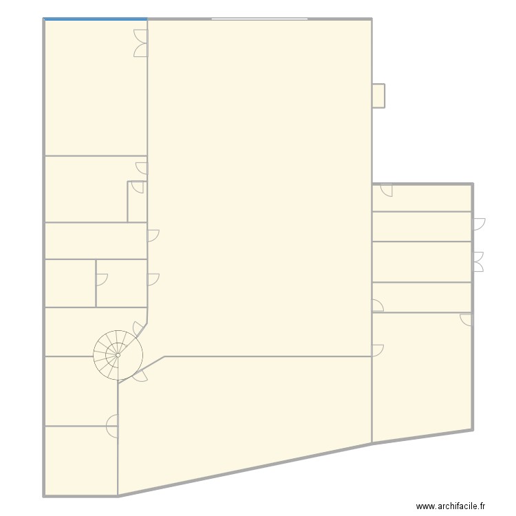 sae. Plan de 15 pièces et 469 m2