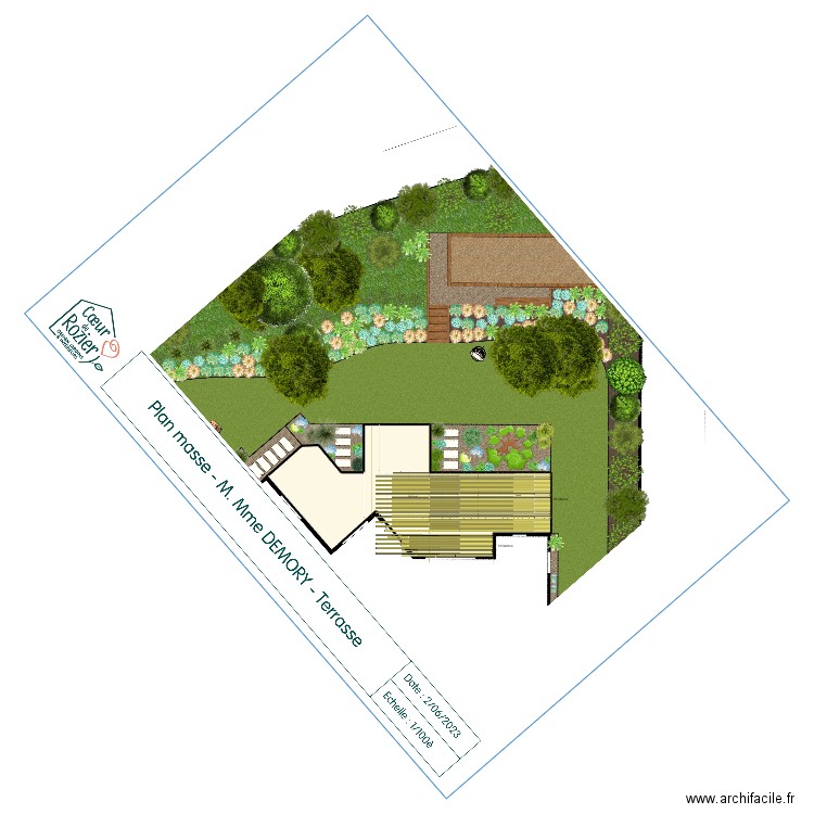 Sajev - DEMORY Surperficie. Plan de 1 pièce et 94 m2