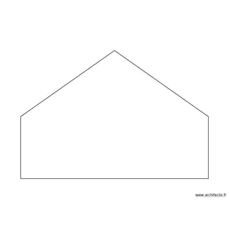 façade ouest. Plan de 0 pièce et 0 m2