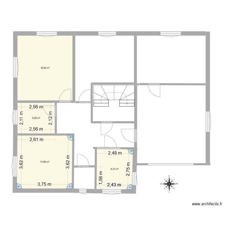 Laura. Plan de 4 pièces et 42 m2