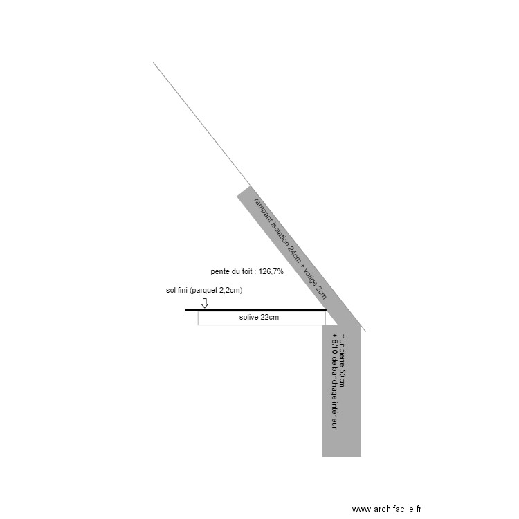 plan coupe escalier. Plan de 0 pièce et 0 m2