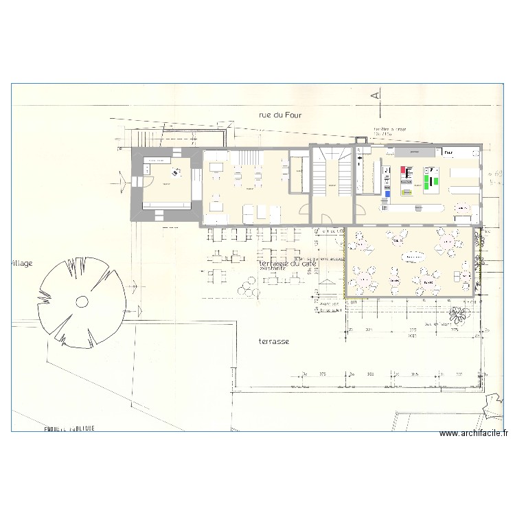 Tout un monde Vierge 1. Plan de 6 pièces et 250 m2