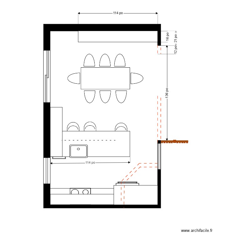 Josette Cuisine2. Plan de 0 pièce et 0 m2