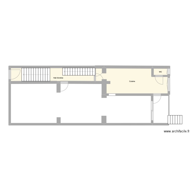 Eva 2. Plan de 3 pièces et 29 m2