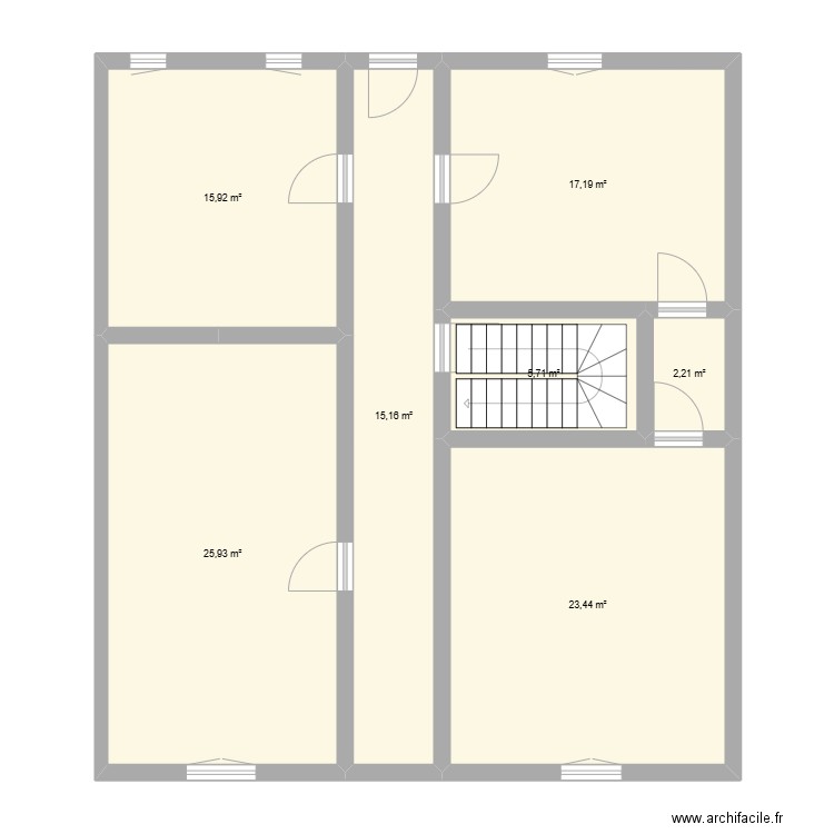 Pagny sur Moselle. Plan de 7 pièces et 106 m2