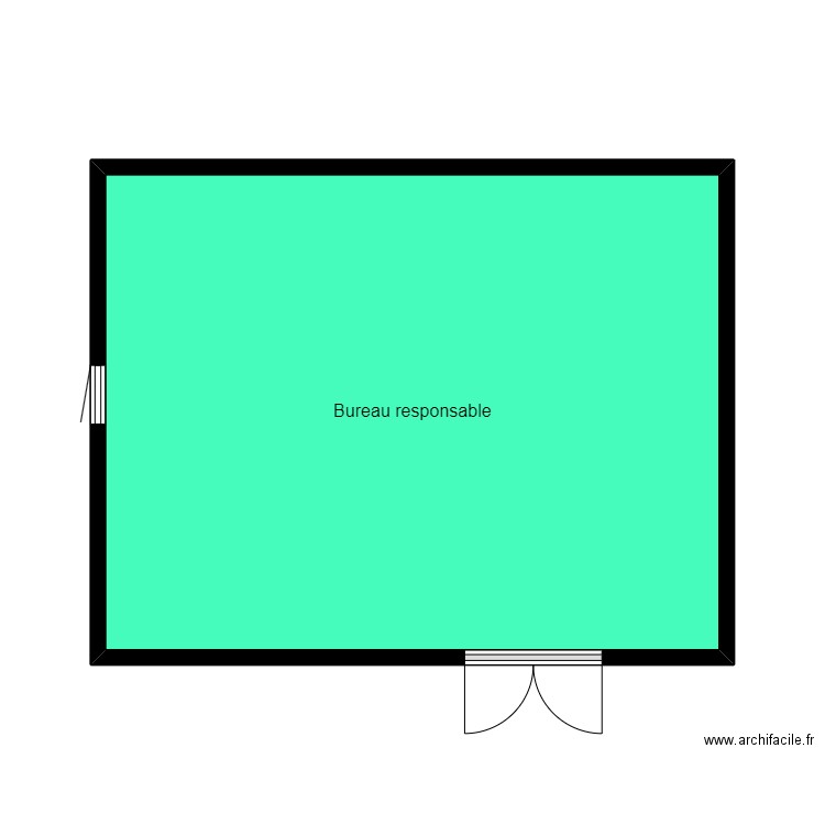 Déchèterie Danjoutin bis. Plan de 1 pièce et 30 m2