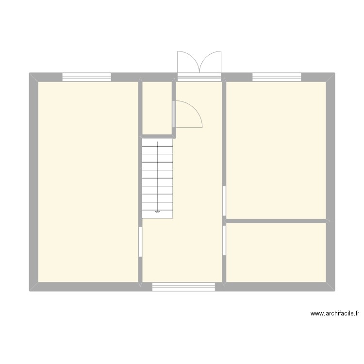 fobu 1er. Plan de 5 pièces et 50 m2