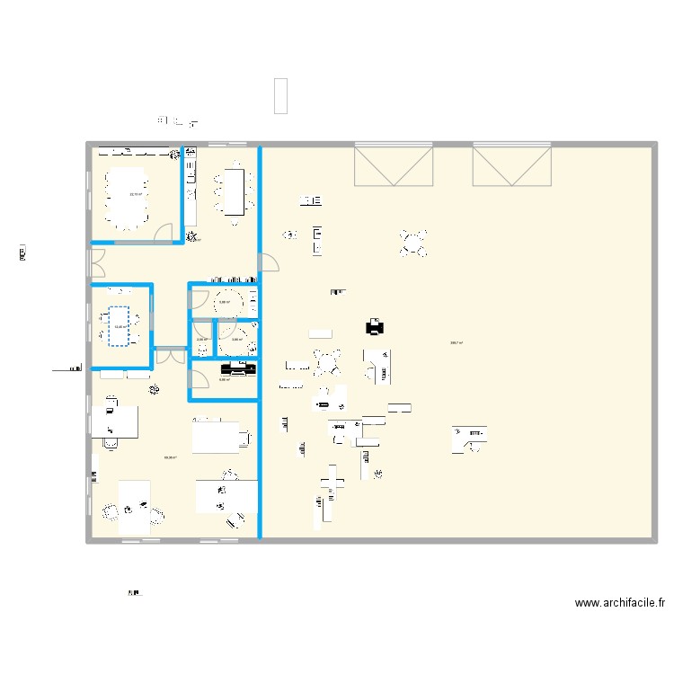 PROJET BSV 22/03/2025 V2. Plan de 9 pièces et 564 m2