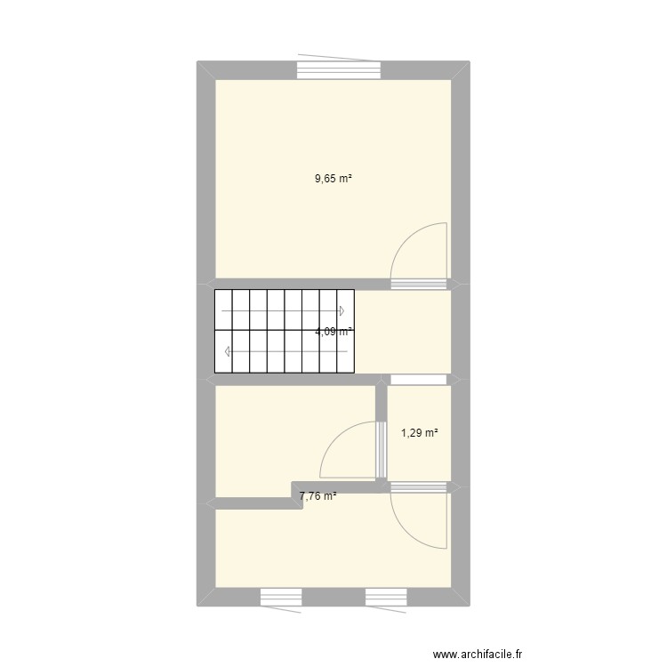 Maison Camille. Plan de 4 pièces et 23 m2