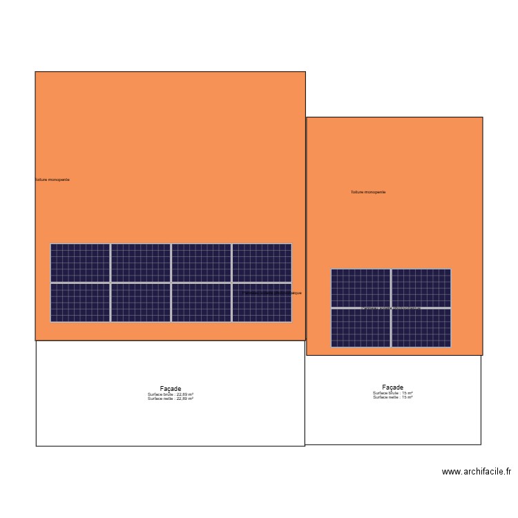 Plan en coupe OUTREMAN. Plan de 0 pièce et 0 m2