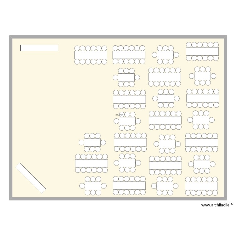 Prestation du 14. Plan de 1 pièce et 300 m2