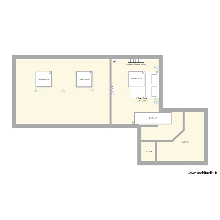 Gite Auberge Signy. Plan de 9 pièces et 126 m2