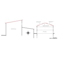 Plan profil de la maison