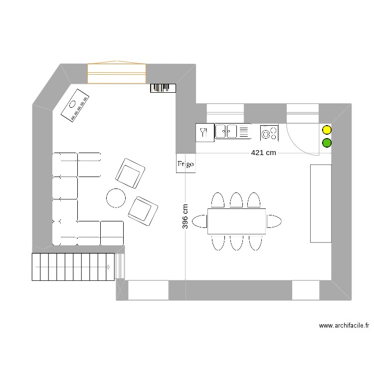 Séjour. Plan de 0 pièce et 0 m2