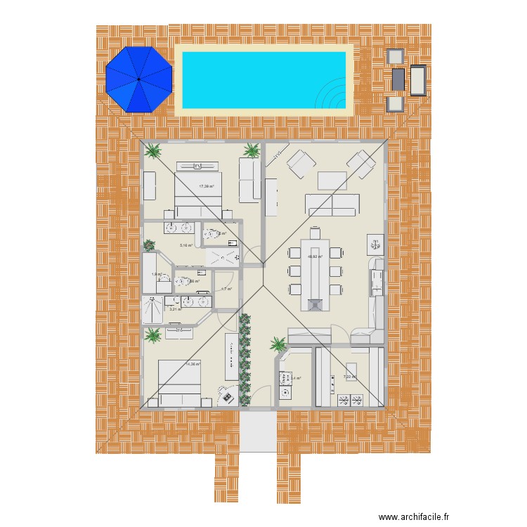 Maison 112 M2 Steph et Joséphine. Plan de 11 pièces et 106 m2