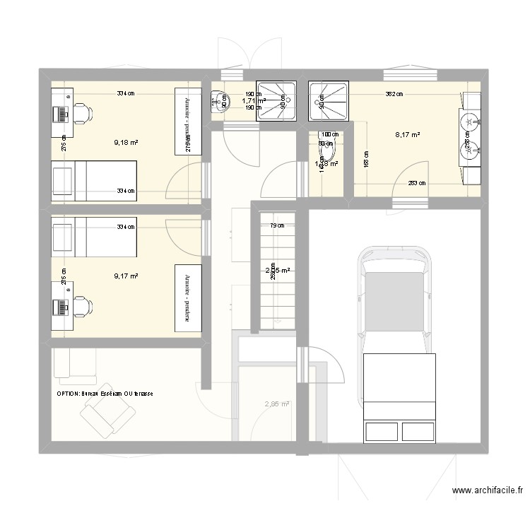 ESSENAM1 30DEC24. Plan de 10 pièces et 81 m2