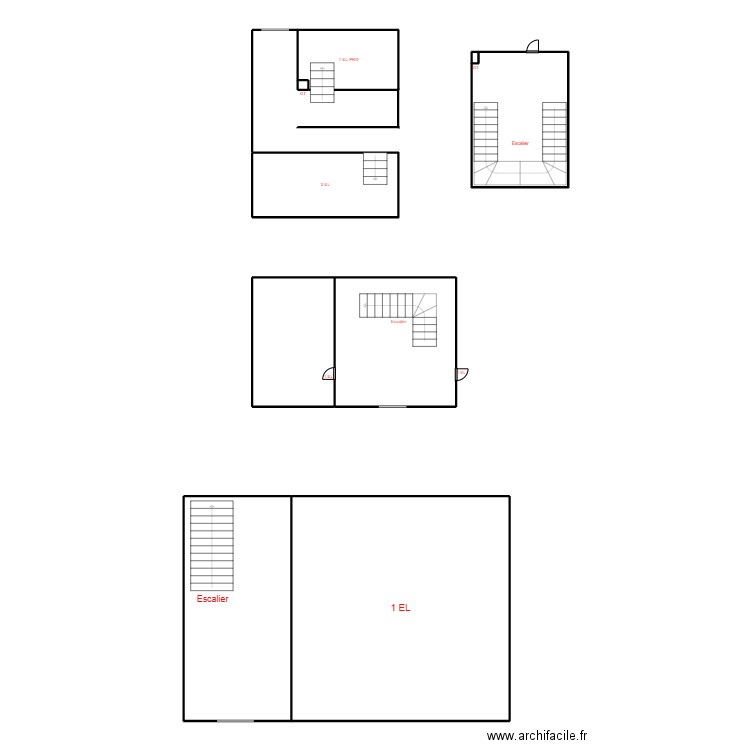 fiche. Plan de 9 pièces et 148 m2