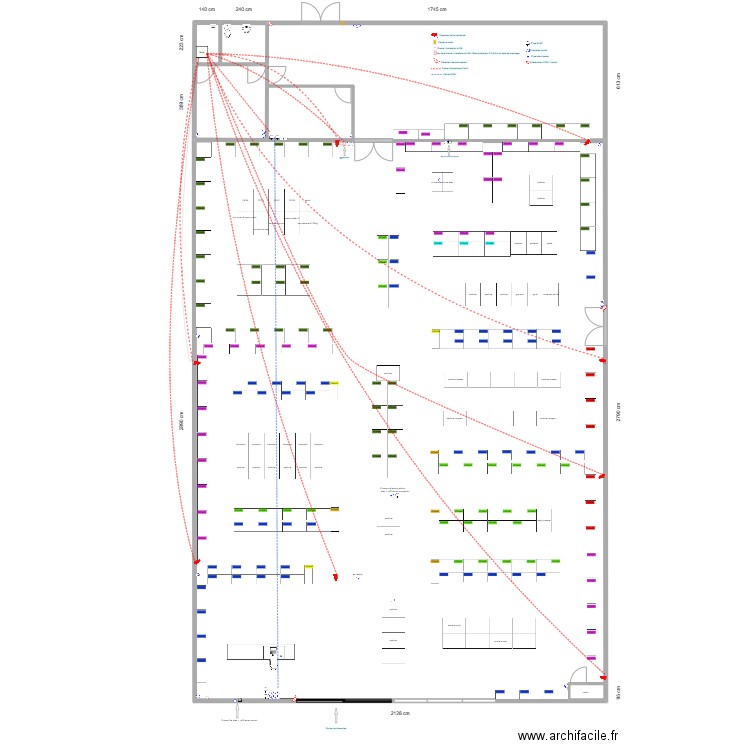 CAPANIMAL AUTUN / Plan élec . Plan de 6 pièces et 723 m2