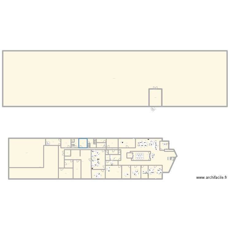  Plan Prise Tel et PC. Plan de 45 pièces et 2388 m2