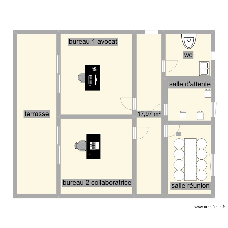 marbella2. Plan de 7 pièces et 126 m2