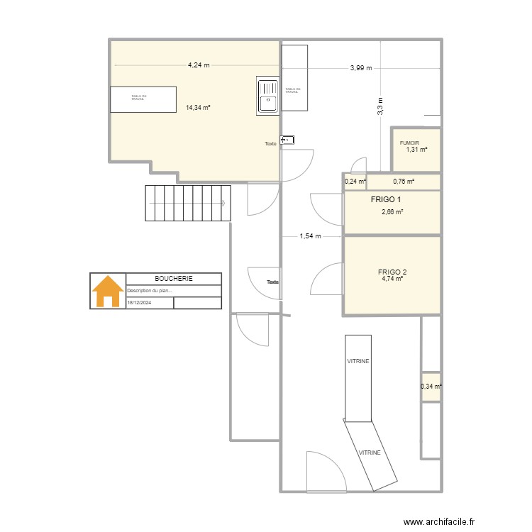 LUGRIN. Plan de 7 pièces et 24 m2