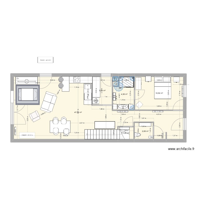 Vincent Meine 11. Plan de 7 pièces et 71 m2