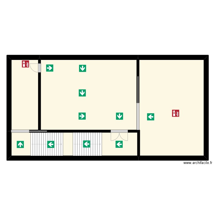 RDC BADASSERY 2. Plan de 3 pièces et 226 m2