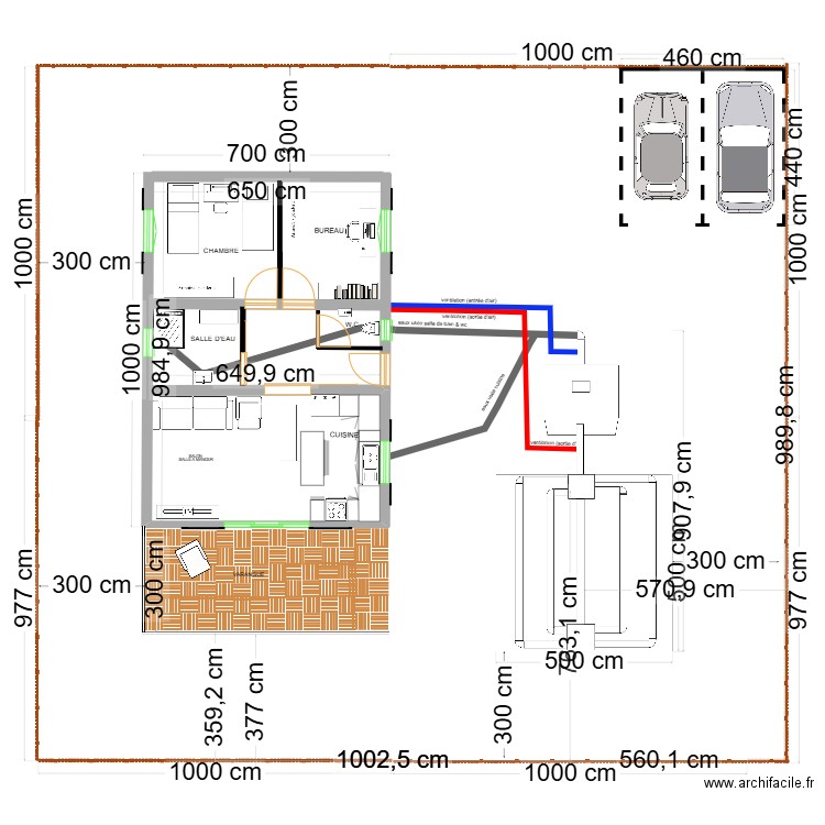 REZ DE CHAUSSE. Plan de 0 pièce et 0 m2