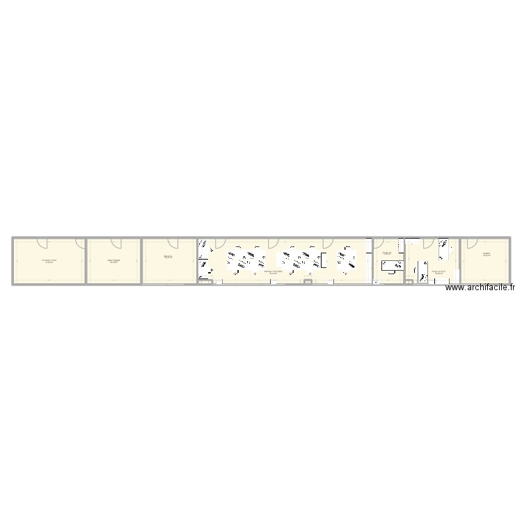 Bat_903_V4. Plan de 10 pièces et 146 m2