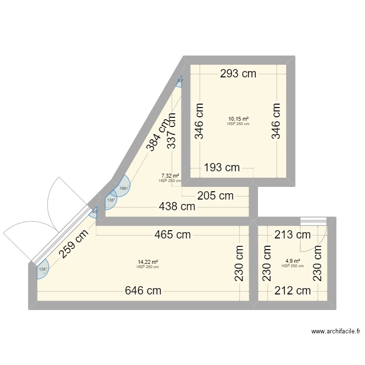 camille. Plan de 4 pièces et 37 m2