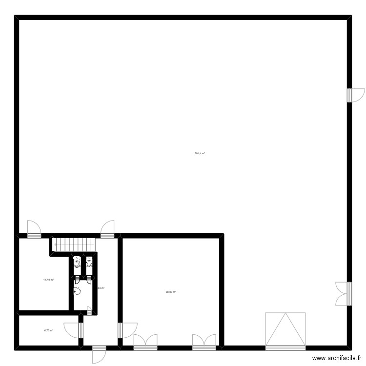 Vinalmon. Plan de 7 pièces et 376 m2