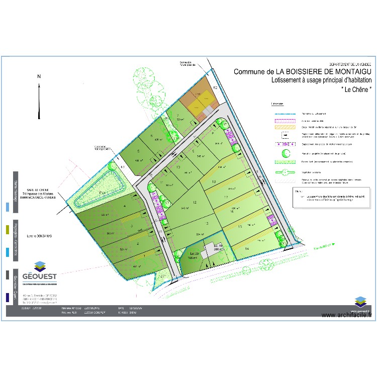 Boissière de Montaigu . Plan de 0 pièce et 0 m2