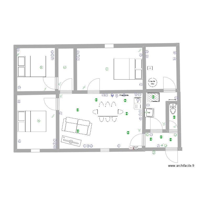 PATRICIA. Plan de 0 pièce et 0 m2