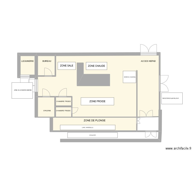 STAGE BETHLEHEM. Plan de 5 pièces et 15 m2