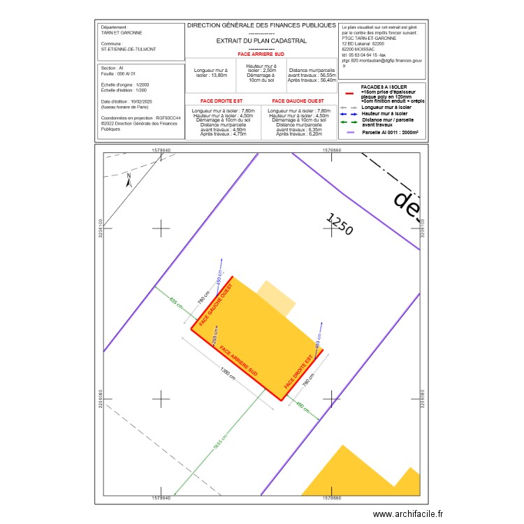 DP02 BRAOS. Plan de 0 pièce et 0 m2