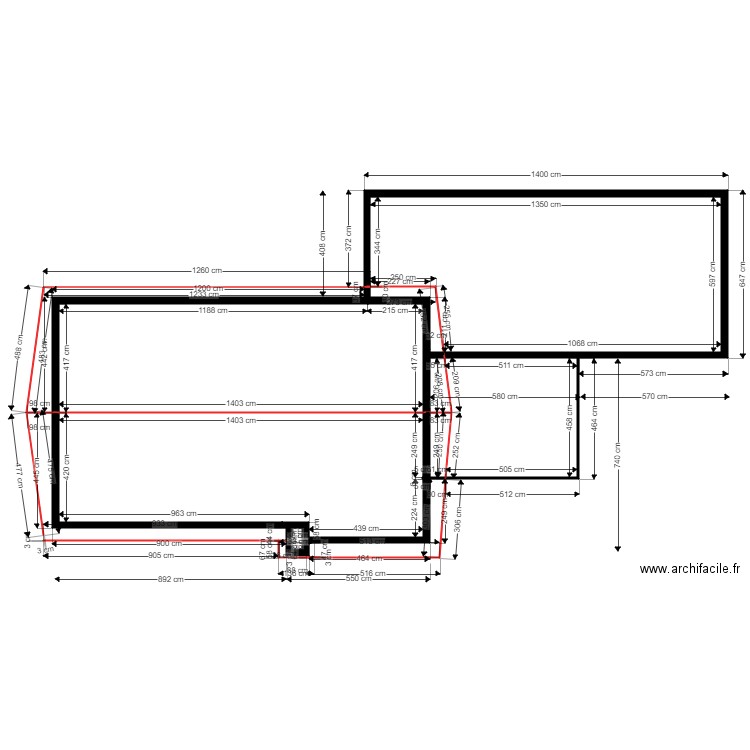 PM-CURIE. Plan de 8 pièces et 228 m2