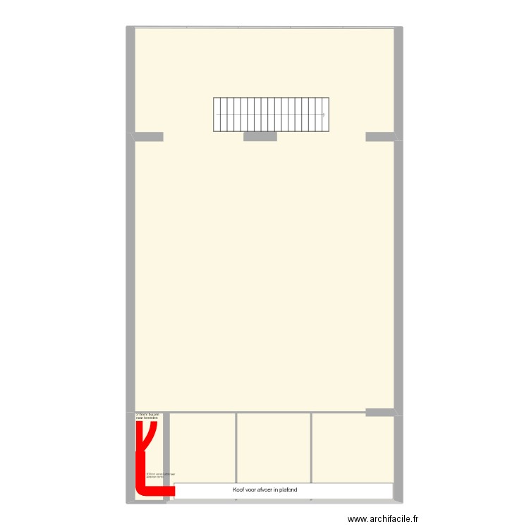 94B ventilatie boven bestaand. Plan de 4 pièces et 169 m2