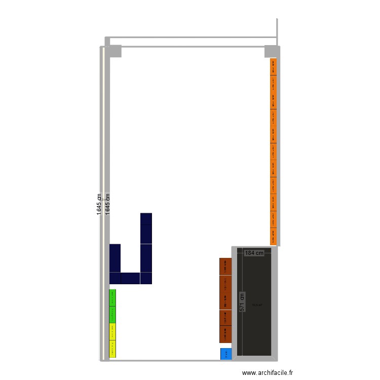 plan coulommiers. Plan de 2 pièces et 13 m2