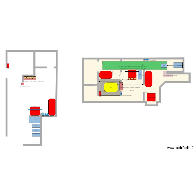 Idée - 1. Plan de 1 pièce et 87 m2