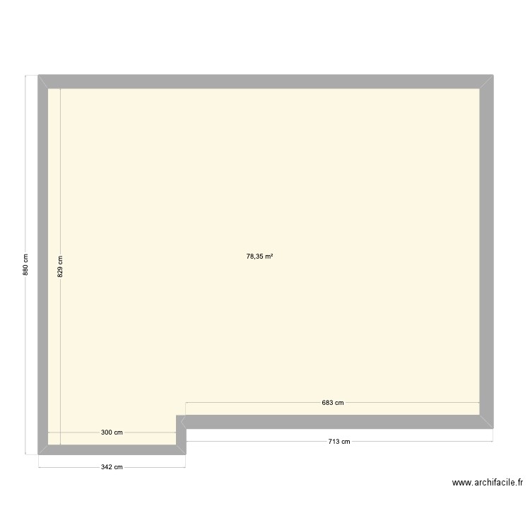 5 impasse james lambert. Plan de 1 pièce et 78 m2