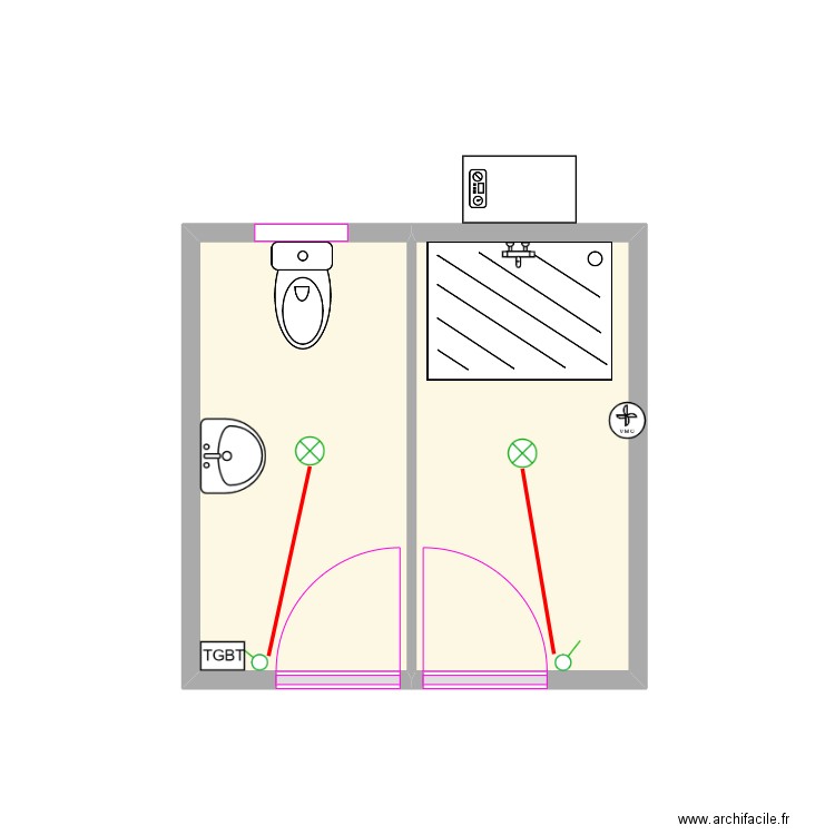 Team 71. Plan de 2 pièces et 8 m2