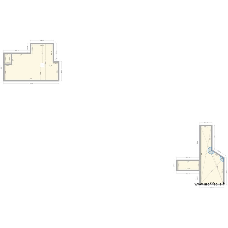 [PLANCHER] SCI ALONSO. Plan de 4 pièces et 170 m2